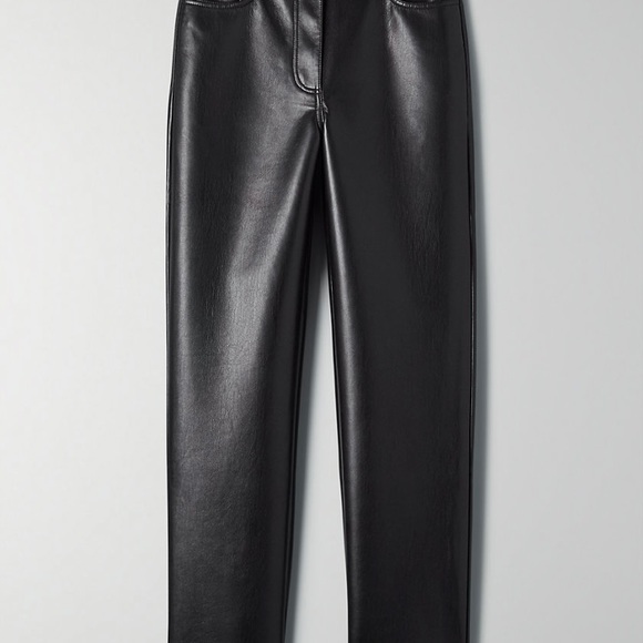 Aritzia’s Melina Black Vegan Leather Pants - Picture 5 of 5